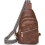 Bolsa transversal feminina com alça ajustável e bolsa de peito. 1