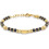 Women's Beaded Boho Bracelet Silver Gold 7+1 Inch 1