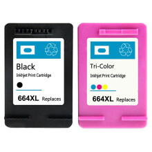 Juego combinado de cartuchos de tinta para Deskjet1115/2136/3636XL (negro)