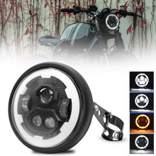 LED motocyklové svetlomety 7-palcové vedrové oči