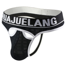 String pour homme, respirant, noir, lot de 1