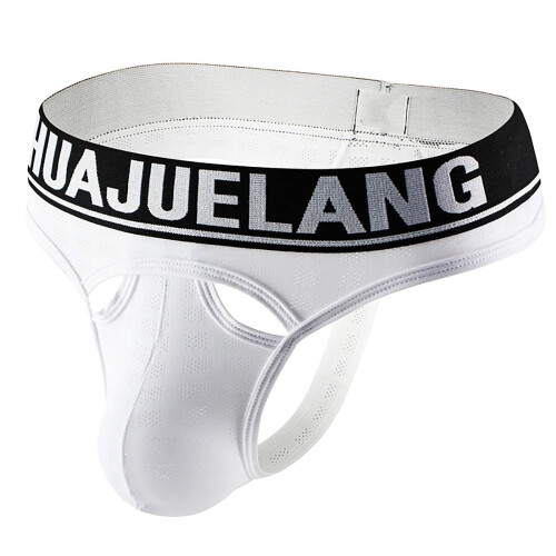 String pour homme, respirant, blanc, lot de 1