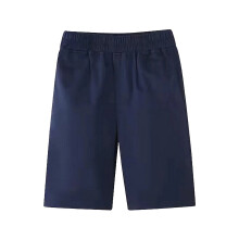 Marinblå joggingshorts med resår i midjan för pojkar, 15-16 år