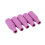 5Pcs MB15AK Ceramic Nozzle Protective Cover MIG Ceramic Nozzle Conductive Nozzle Ceramic Nozzle 5