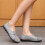 Γυναικεία Μοκασίνια Casual Slip-On Γκρι Μέγεθος 42 1