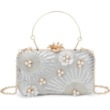 Mála Clutch Tráthnóna do Mhná le Dearadh Péacóige Coirníní