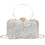Pochette da sera da donna con decorazione a pavone e perline. 1