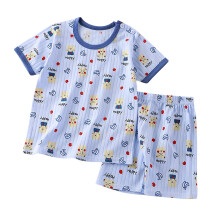 Pyjamaset met korte mouwen voor peuterjongens, tweedelig.