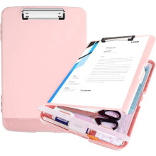 Plastic Clipboard with Storage 8.5"x11" 1PC