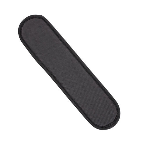 Imbottitura per tracolla da chitarra nera, resistente e rimovibile.