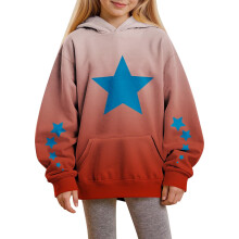 Moletom Y2K para meninas adolescentes de 4 a 14 anos, modelo oversized.