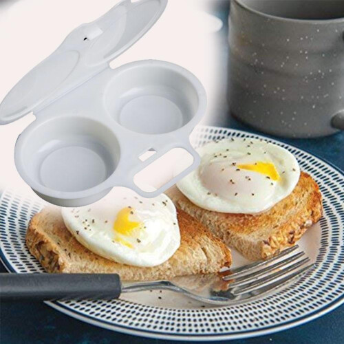 Plastic microwave egg steamer for omelette and poaching 1