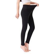 Fleecegevoerde yogalegging voor dames, thermische stretch, plus size