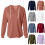 Felpa con cappuccio oversize da donna a maniche lunghe 1
