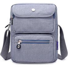 Naisten vedenpitävä olkalaukku nailonista valmistettu lähettilaukku