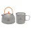 Teekessel-Set Titan 600 ml mit 2 Tassen 1
