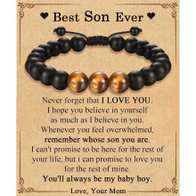 Herenarmband met kralen, een veelzijdig cadeau voor een afstudering.