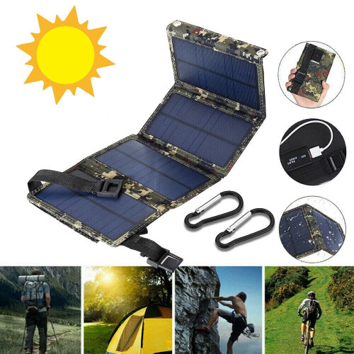 Xhy solcellepanel 20W sammenleggbar powerbank