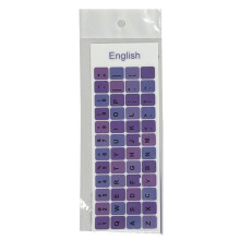 Macarone-Tastaturaufkleber aus PVC, 18 cm x 6,5 cm