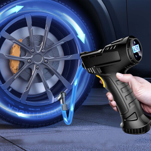 Bærbar luftkompressor for bildekk 12V 150PSI