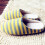 Pantofole in cotone, calde e morbide in pile, modello slip-on, punta chiusa, taglia 1