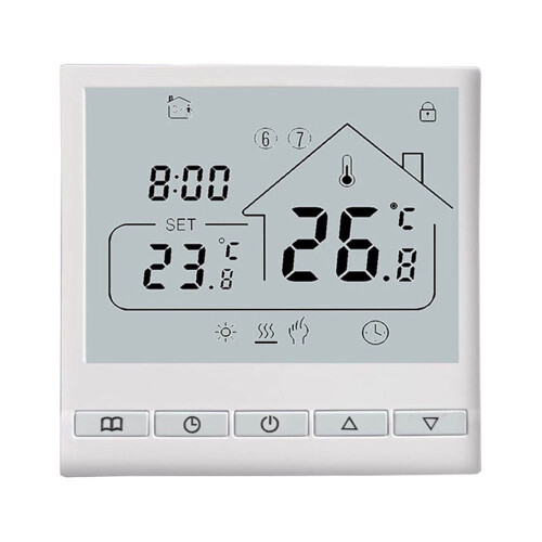 Temperature Controller LCD Display DIY 5.2 Inch White