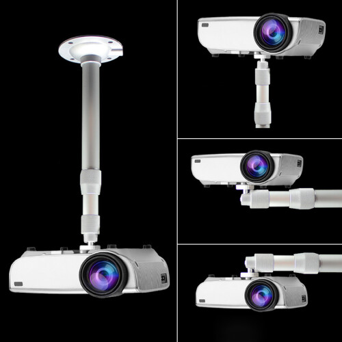 Projector Bracket 30-60cm Rotatable Support Ceiling Wall Hanger Holder Aluminum Mount for Camera/Projector