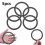 Strainer Gasket Seal Ring Rubber Gray 5 pcs 3.5 Inch 2