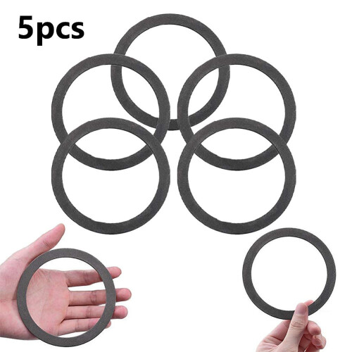 Strainer Gasket Seal Ring Rubber Gray 5 pcs 3.5 Inch 1