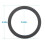 Strainer Gasket Seal Ring Rubber Gray 5 pcs 3.5 Inch 4