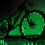 LED Bike Wheel Lights Green Waterproof 2-Pack 4