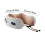 Body Pillow with Vibration and Heating Gray U-Shaped Memory 3