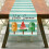 Strandtrykt linflagg rektangulært 30x43 cm 3