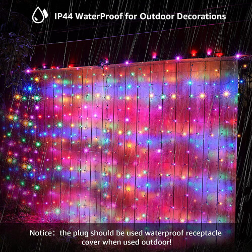 Christmas Net Lights 96 LED 5ft x 5ft 8 Modes 2