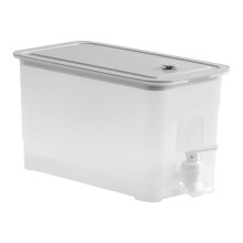 Drink Dispenser with Faucet 1 Gallon Gray