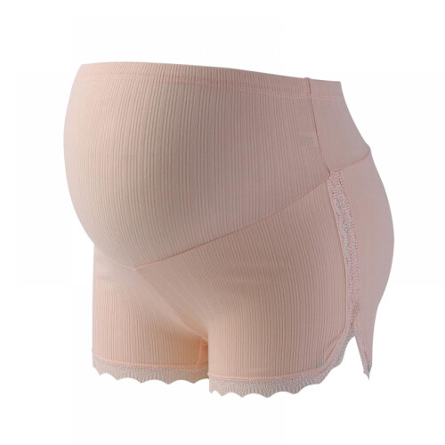 Women's maternity support shorts belly seamless mid-thigh 2