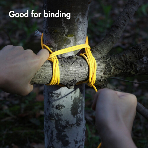 Paracord Rope Yellow 100 ft 550 lbs All Purpose 2