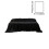 Drap de lit en soie noire satinée (1 ensemble) 3