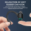 Ασύρματα ακουστικά Dsseng Bluetooth5.1 Ασύρματα ακουστικά με γάντζο για αυτιά ΝΕΟ (Μαύρο) 2