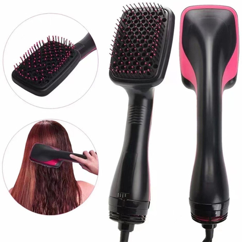 Negative Ion Hair Dryer Brush with Comb 2-in-1