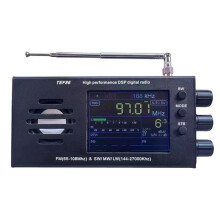 TEF6686 FM(65-108Mhz)&SW/MW/LW(144-27000Khz) DSP Radio-Ontvanger RDS met Batterij