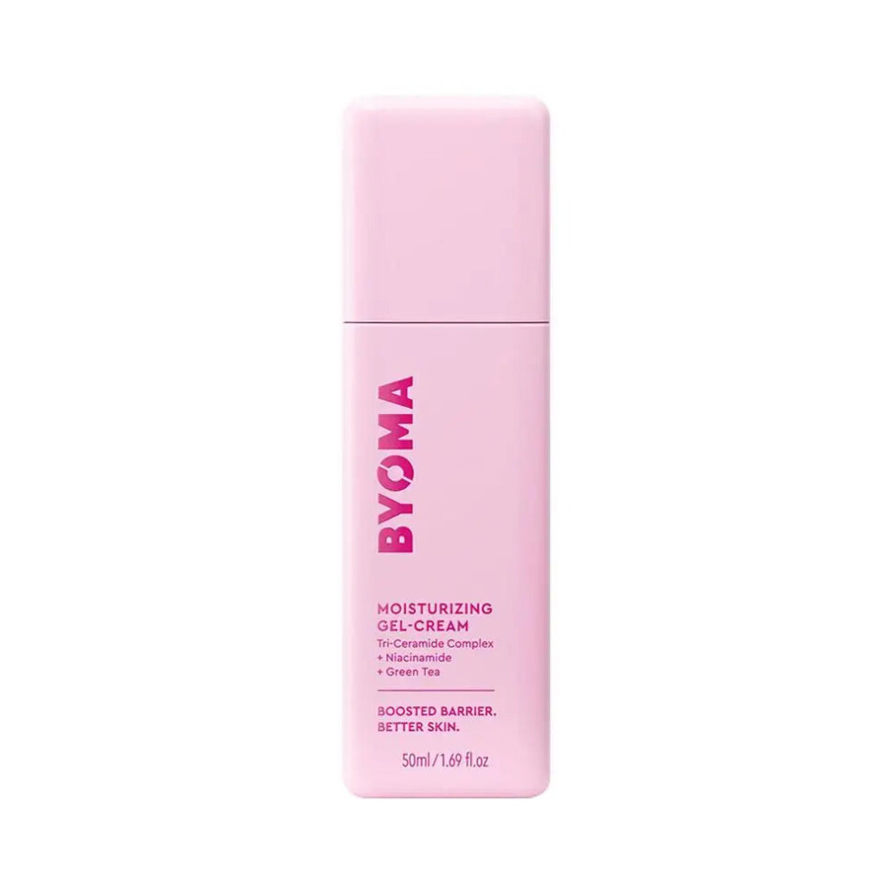 My Store (Pink) Byoma Gel Cream Moisturizer 50Ml Tri Ceramide Niacinamide Green Tea Lightweight Non Greasy Barrier Repair Hydrating Skincare