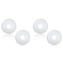 4 Stuks PU Plafondmedaillon Decoratieve Plafondventilatormedaillon voor Verlichtingsarmaturen Plafondventilatoren Kroonluchters, 12 Inch OD