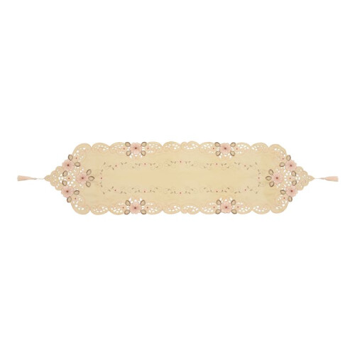 European Classical Embroidered Table Spreader Home Furnishing Fabric Placemat Rectangular Table Towel