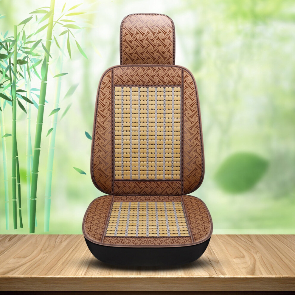 Bamboo Wood Beaded Car Seat Cover Â Cooling Massage 9178400750656