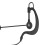 Hellery Referee Earphone Cable Referee Headset, High Performance Earhook Cable Type C Interface for Radio Soccer Football , For V6plus 8