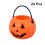 Halloween pumpkin candy bucket orange 24 pcs 2