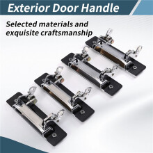 4 Peças Maçaneta Externa Cromada para Land Série 60 70 1984-2019, Pickup/4Runner/HiLux 1984-1989