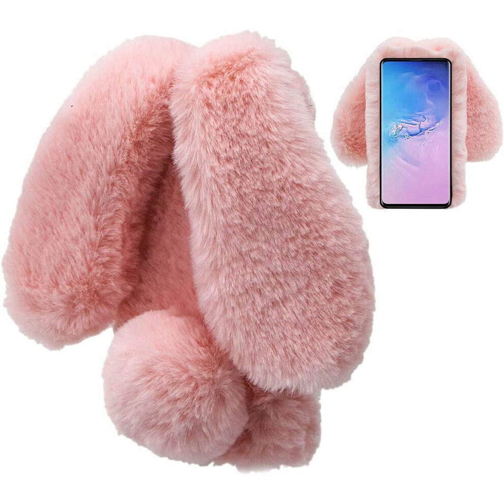 Rabbit Case For Samsung Galaxy A15 5G Â Faux Fur Tpu Pink 9023022191397