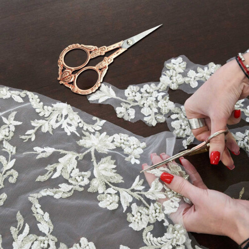 HTHJSCO Embroidery Scissors Small Vintage Sharp 1 Pair 1